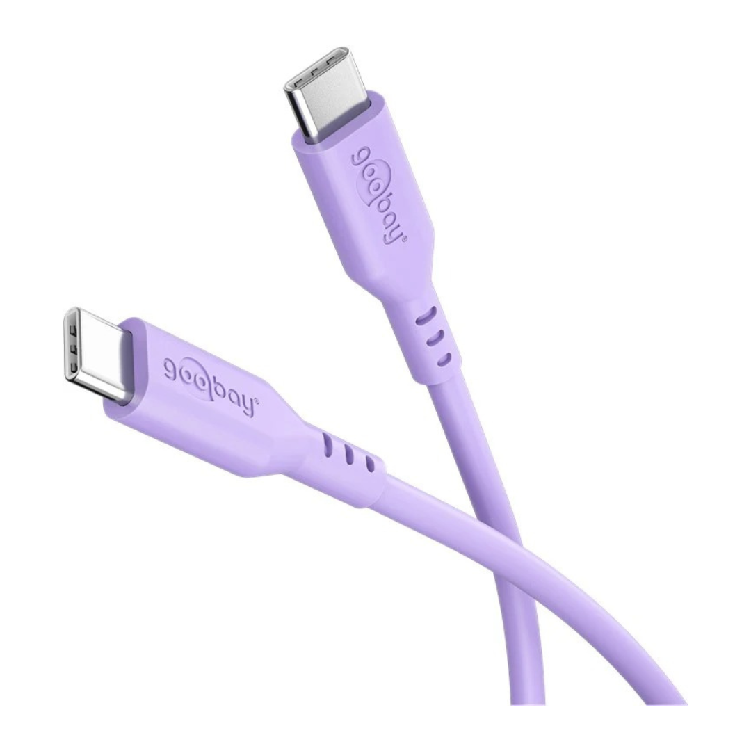 Cabo de silicone USB-C 2.0 de 1,5 m