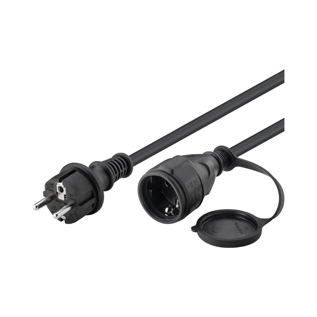 Cable red Electrica Exterior, 25 m, negro, (3*1.5 mm²)