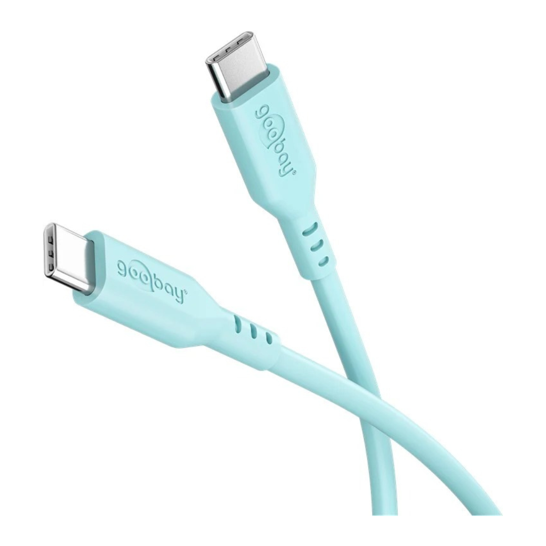 Cabo de silicone USB-C 2.0 de 1,5 m