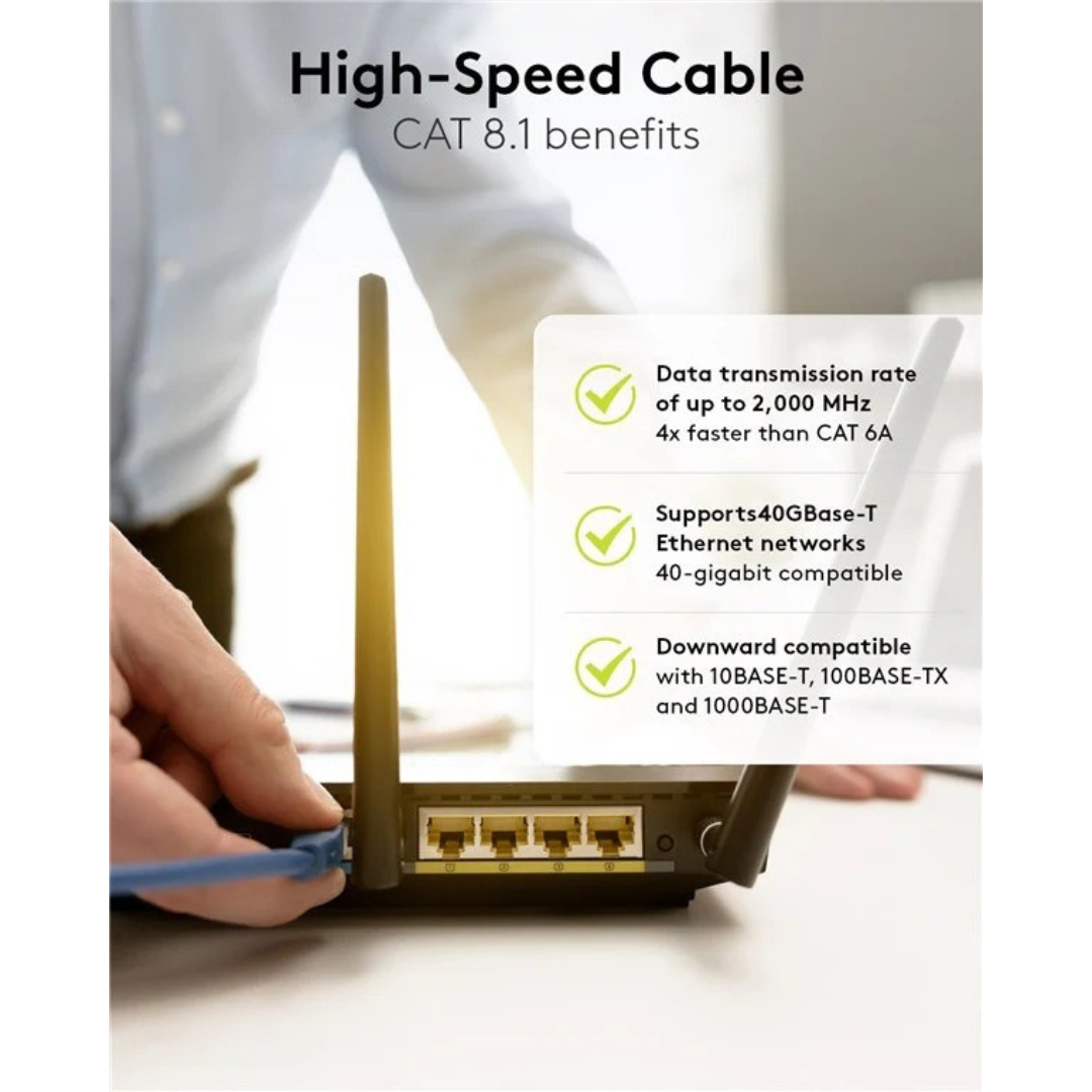 Cable de Red CAT 8.1 S/ftp (Pimf) Lszh