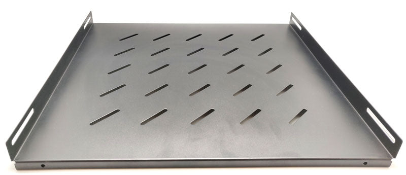 Fixed rack tray for 19" rack, 470mm wide and 450mm deep