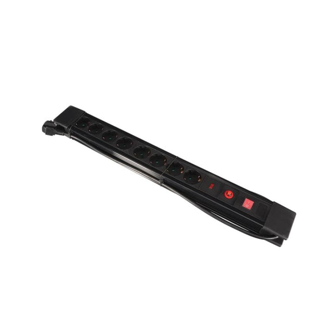 Multiple Base - 8 Sockets WITH Overload and Overvoltage Protection Side Ground Socket Power Strips