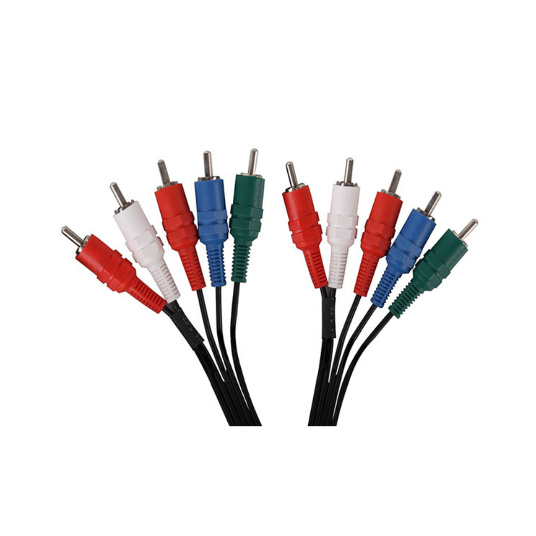 Cable RGB 5xrca (M/M) 10m