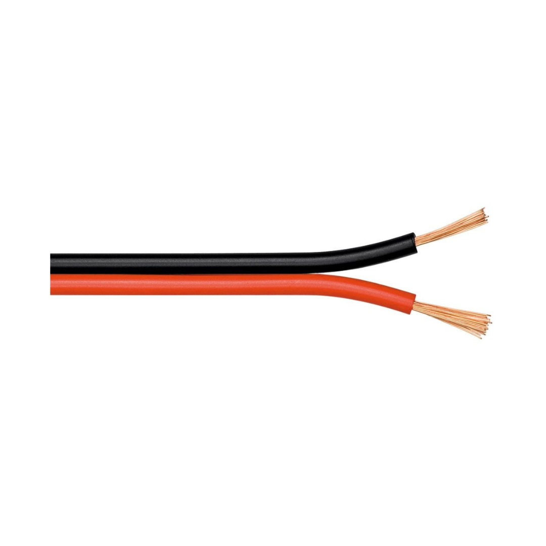 Cable de Altavoz Rojo/negro 2x1.5 mm CCA
