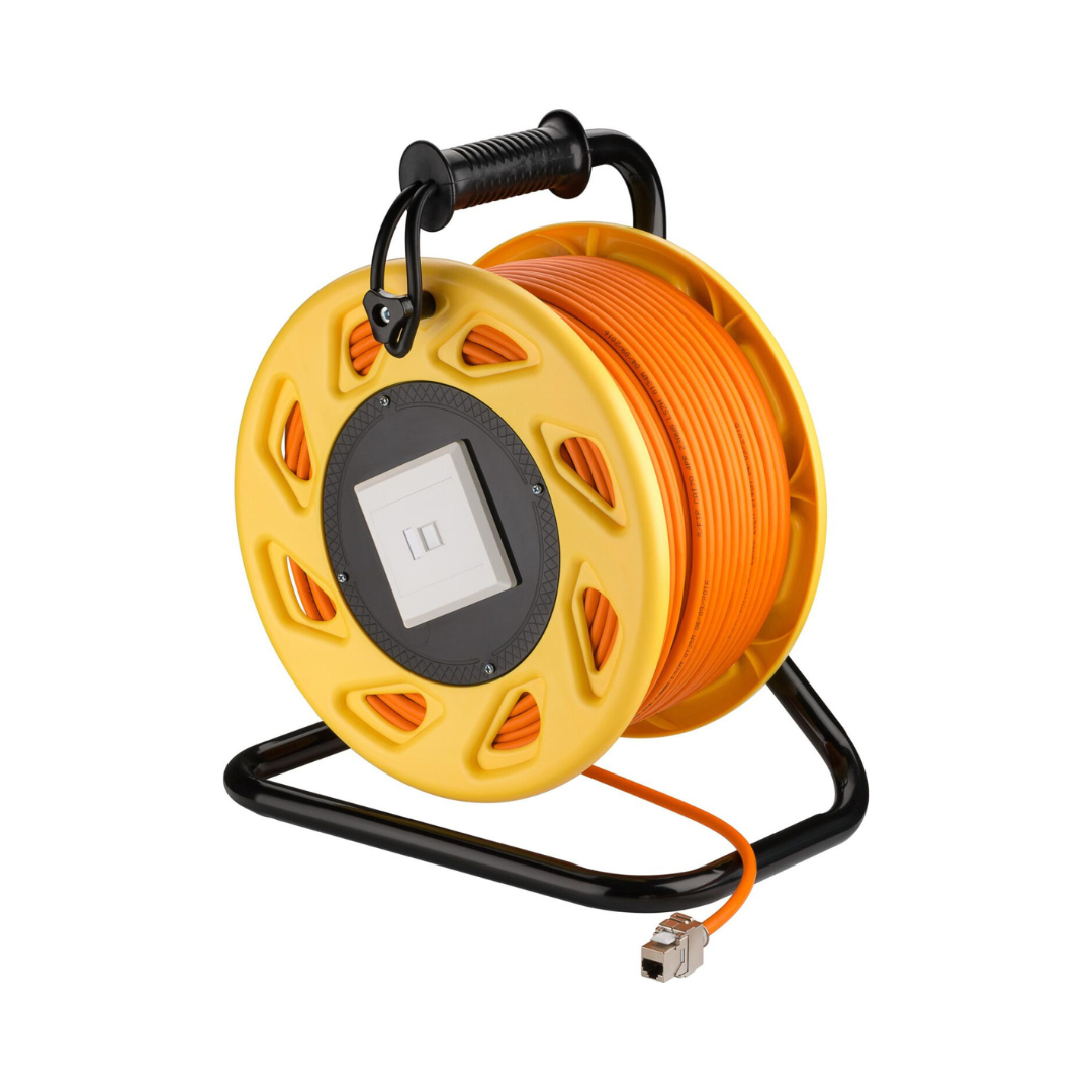 Bobine de 90 metros para cabo de rede móvel RJ45 Cat7A