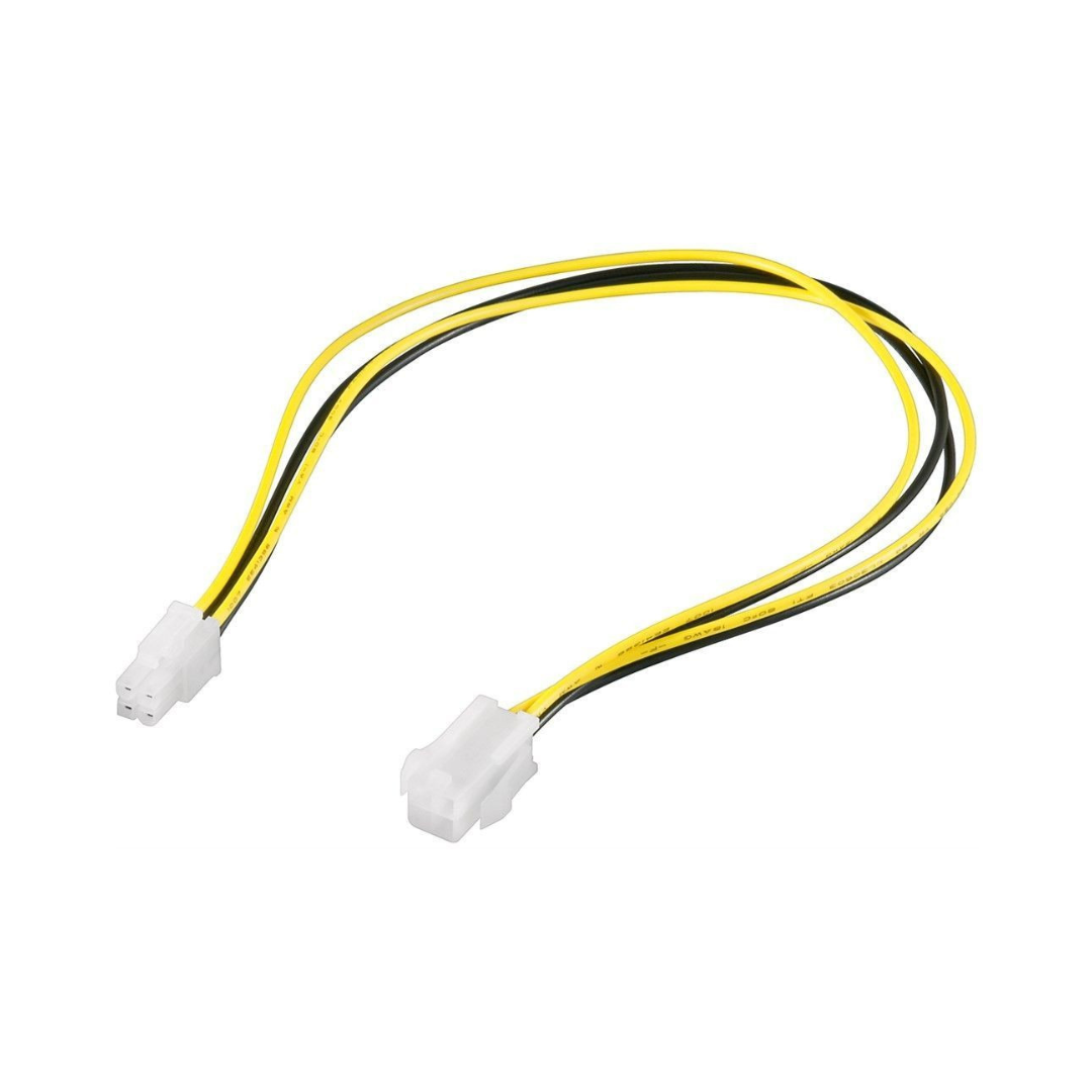 Internal Power Cable, EPS 4 Pin Male Female, 0.40 m Multicolor