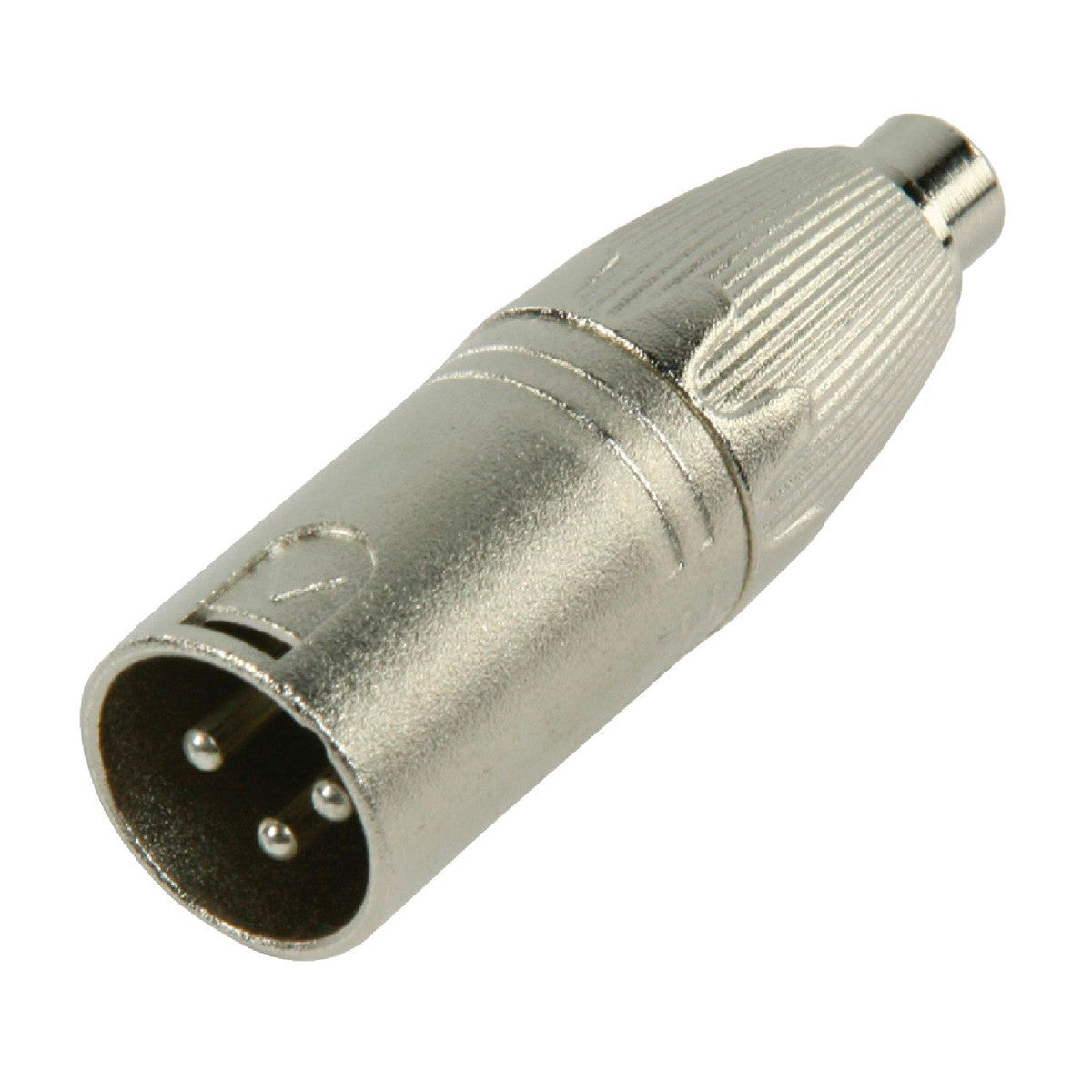 Adaptador XLR macho de 3 pinos para RCA fêmea