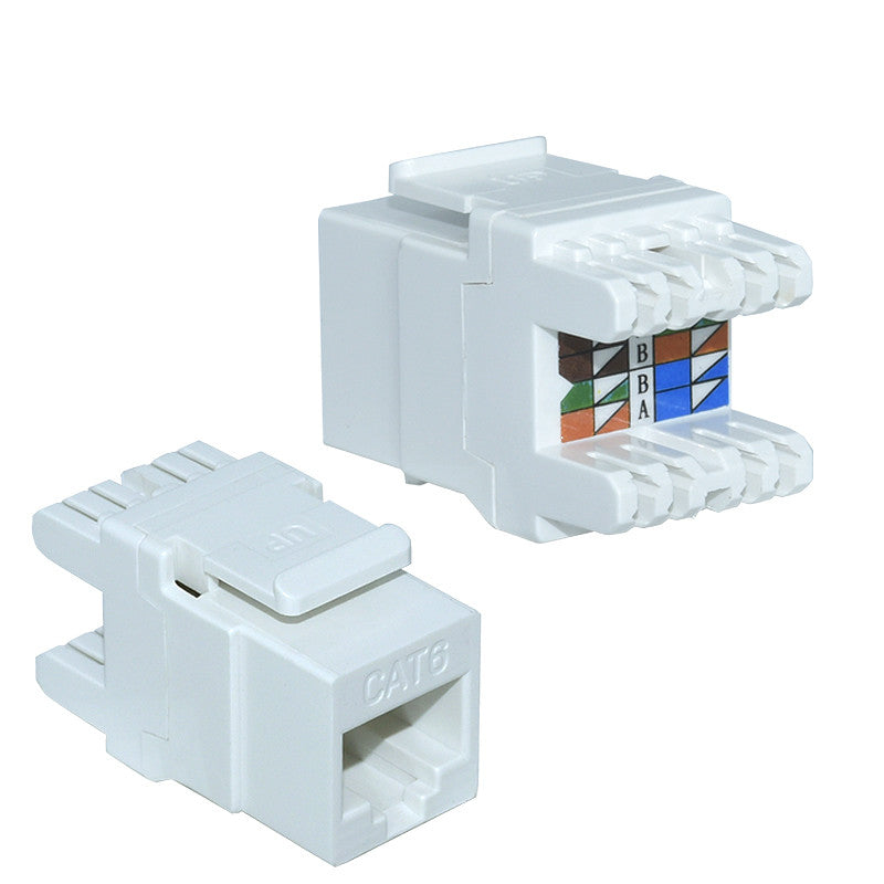 Conector fêmea Cat6 UTP RJ45 Keystone