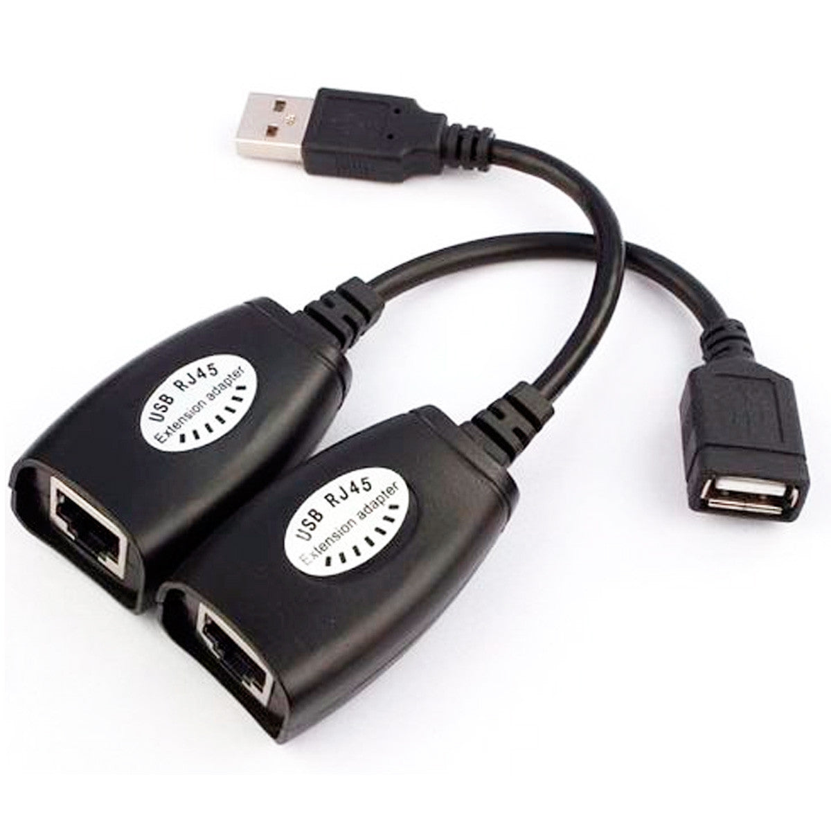 Extensor USB com alcance até 60 metros. Compatível com extensores UTP 1.1.