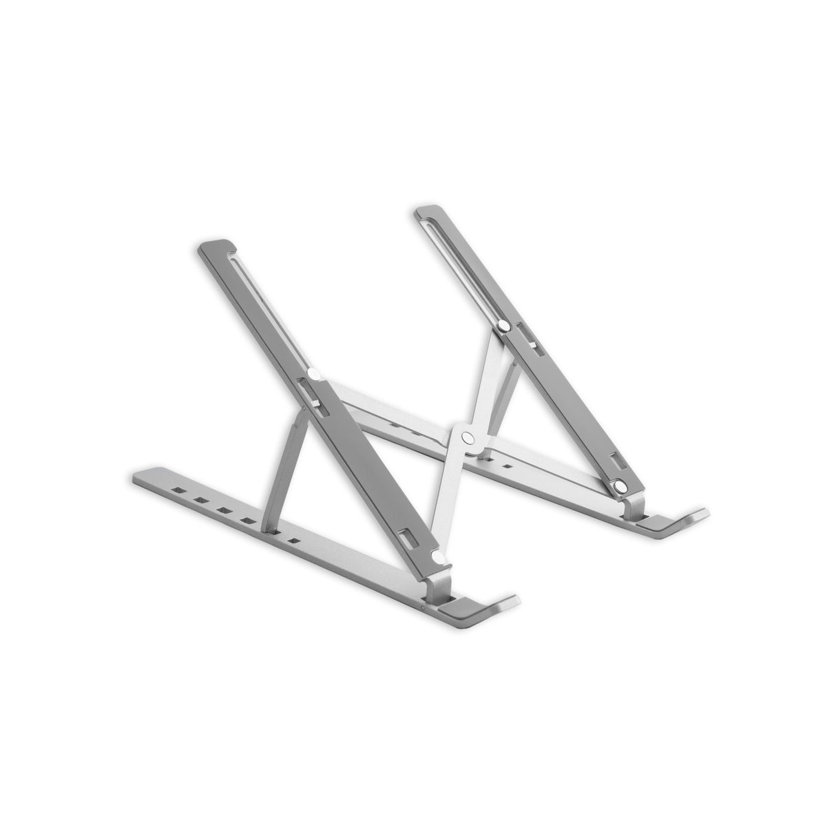 Suporte para portátil em alumínio cinzento - Gadgets