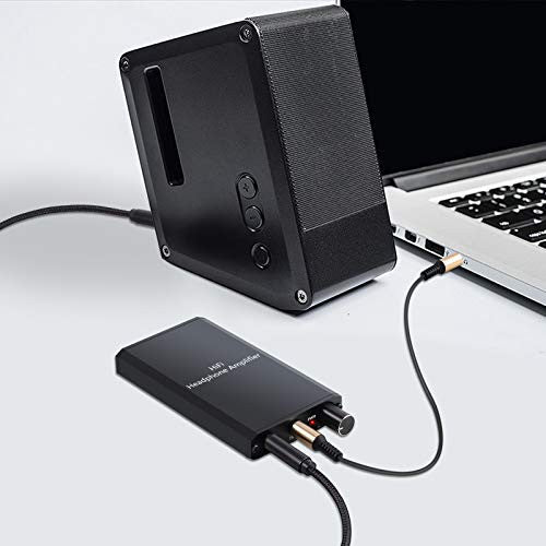 Amplificador de áudio com entrada para auscultadores de 3,5 mm