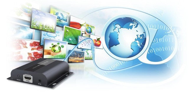 Extensor HDMI 1080p de 120m com sinal IR