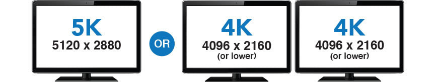 Thunderbolt 3 Adapter (USB C) to 2 Displayport Cable