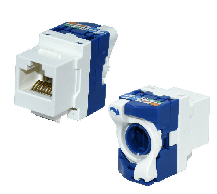 Conector Keystone fêmea Cat 6 sem ferramentas