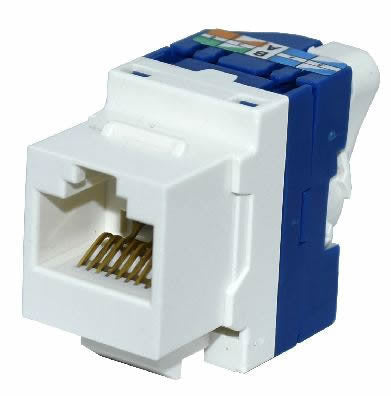 Conector Keystone fêmea Cat 6 sem ferramentas