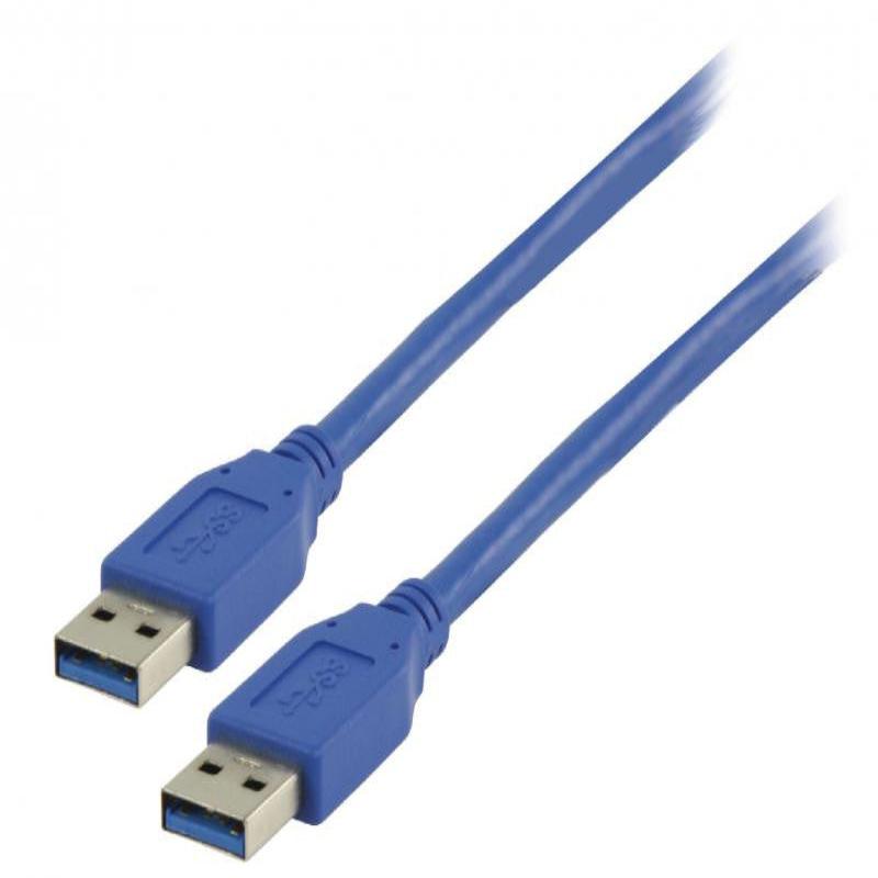 USB 3.0 Cable (A Male / A Male) 0.50m Blue