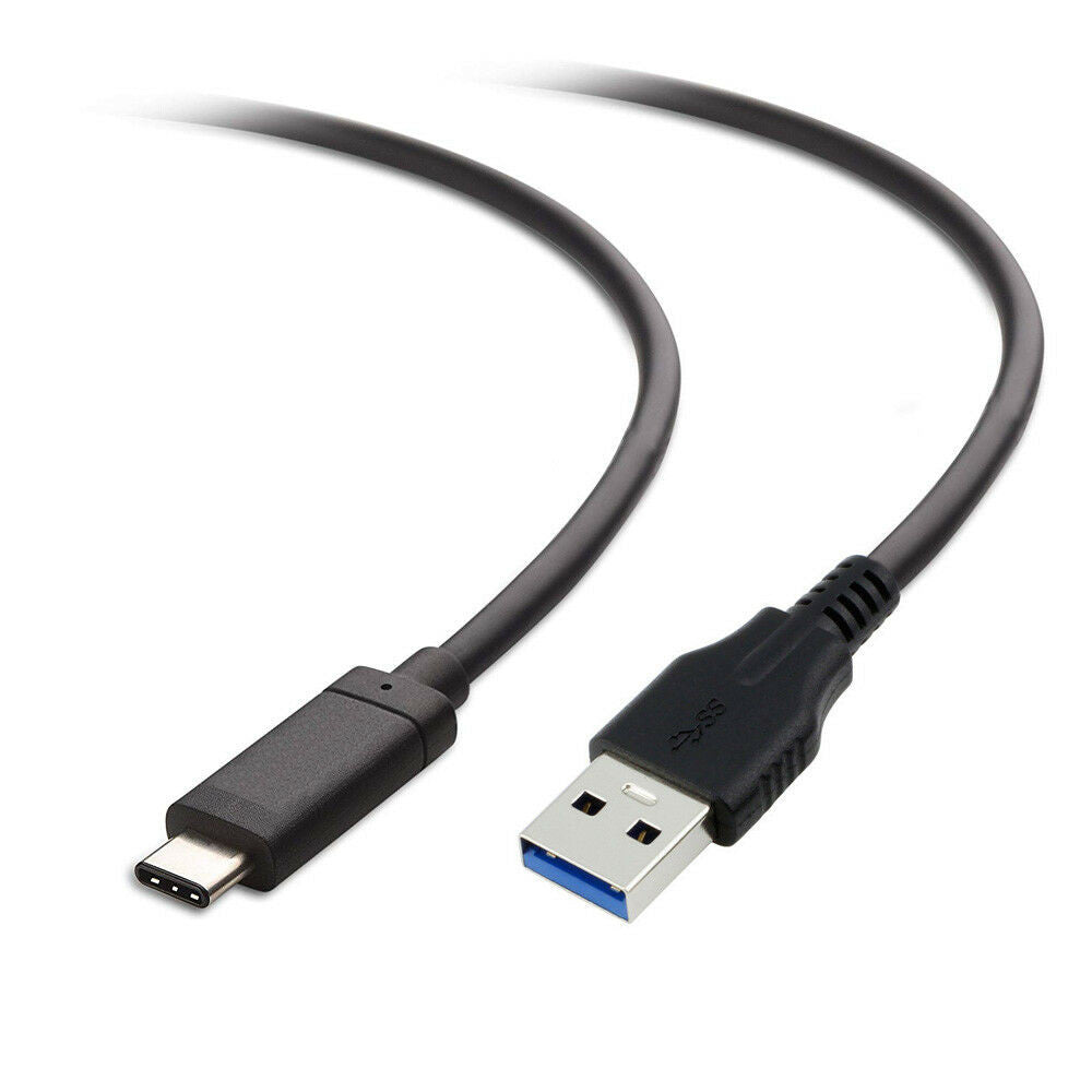 USB Type A Male to C (USB 3.1 Gen 2) Male Cable, 1m Black