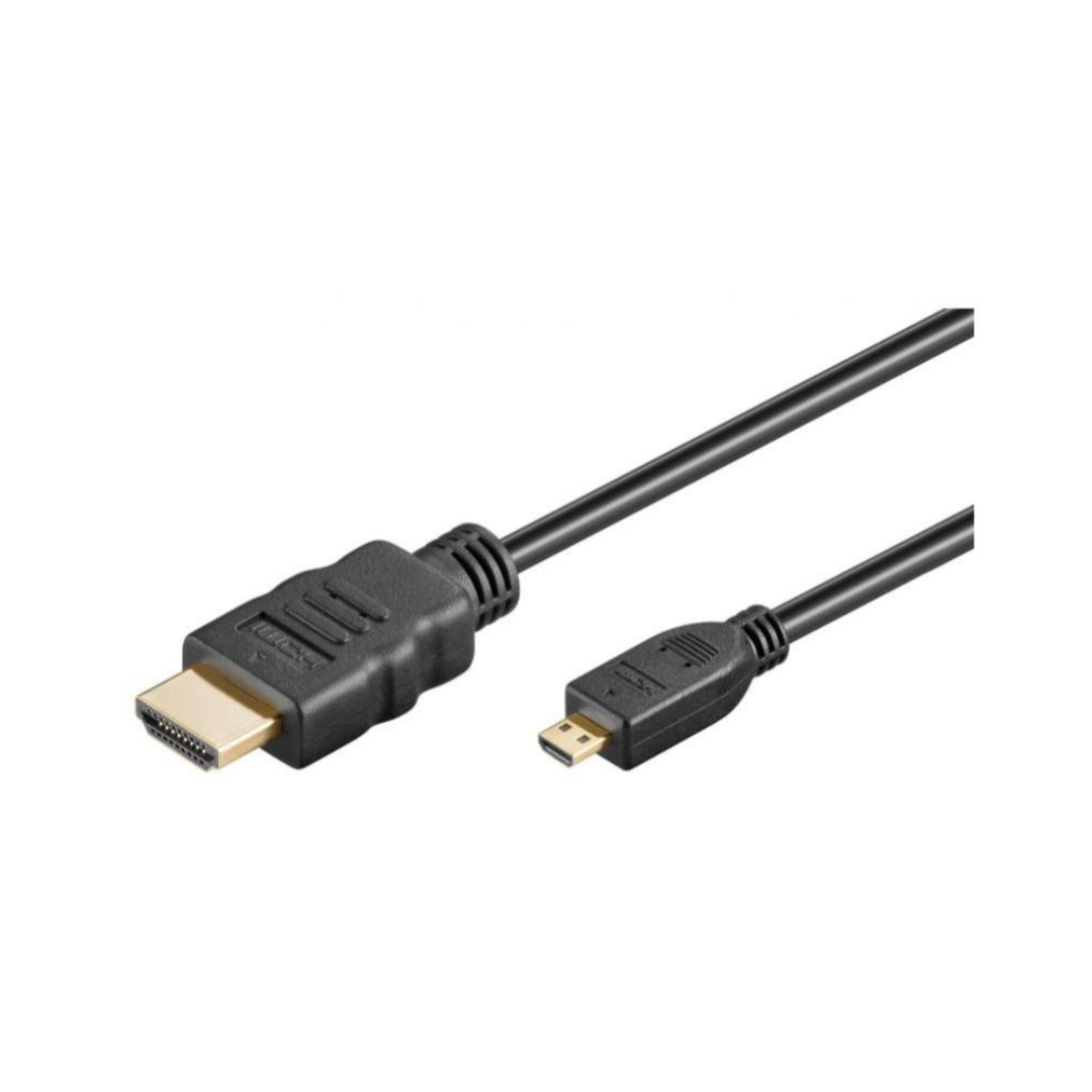 Cable Hdmi a Micro Tipo D Negro - De distintas medidas