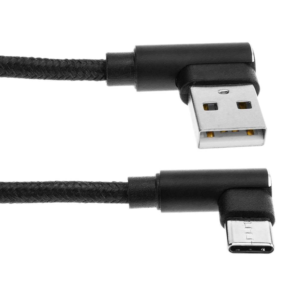 Cabo USB-C para USB-A em ângulo, 2 m