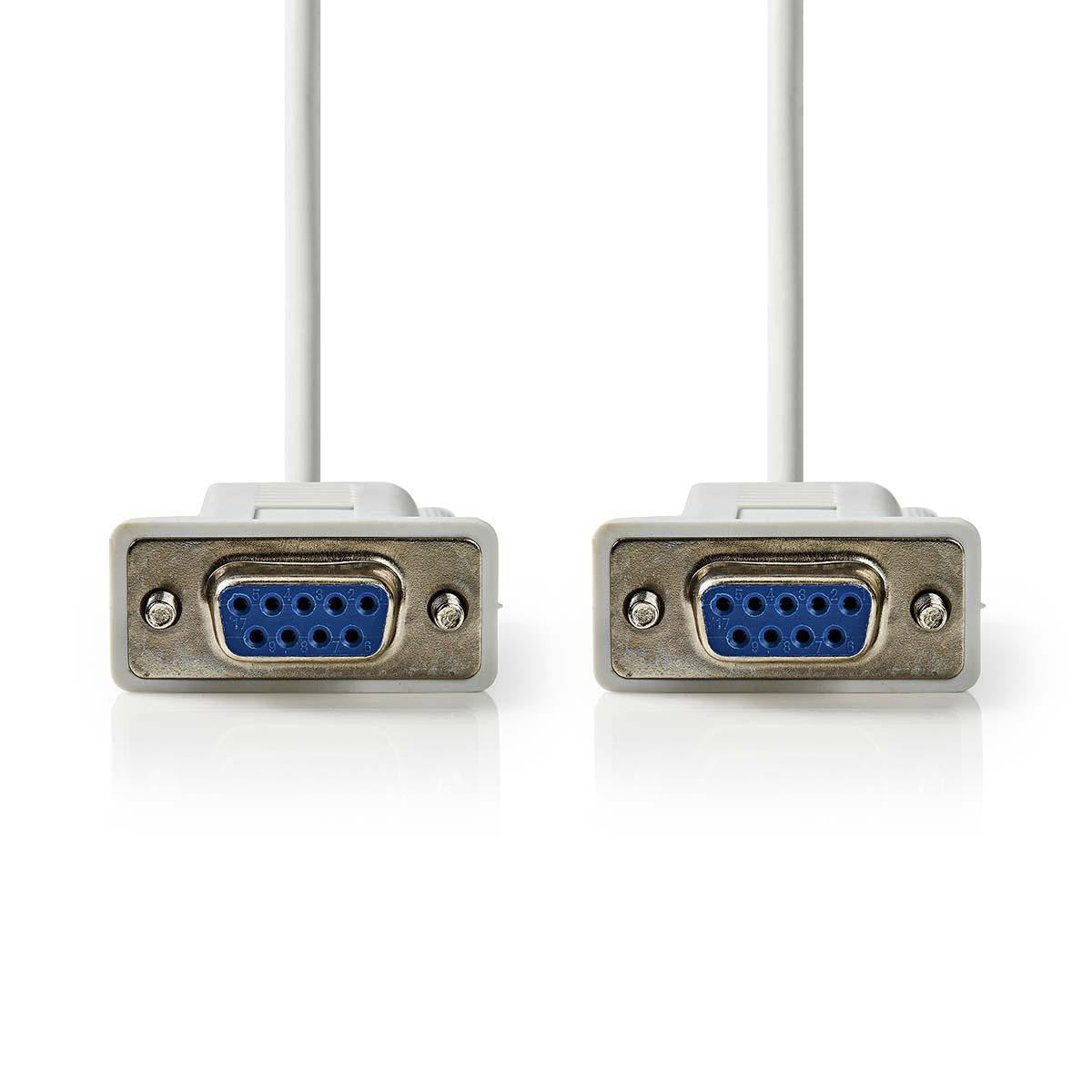 Cabo Null Modem DB9 H/H de 5m