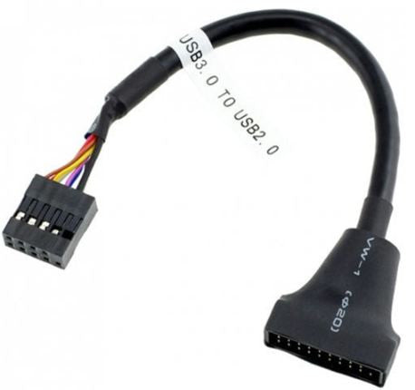 Internal Cable USB 3.0 Plate to 2.0 15cm