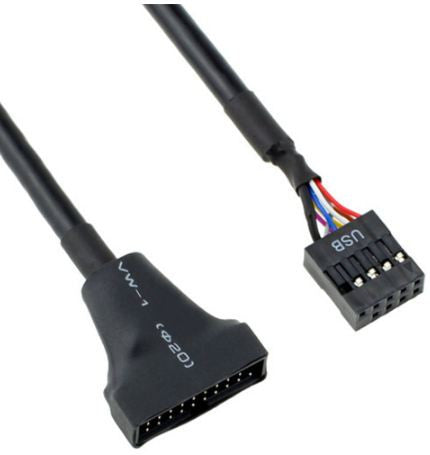 Internal Cable USB 3.0 Plate to 2.0 15cm