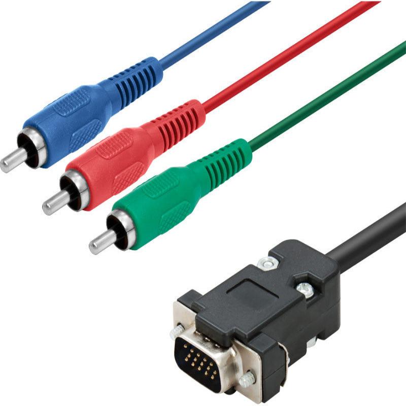 RGB cable 3xrca-ma VGA 1.5m