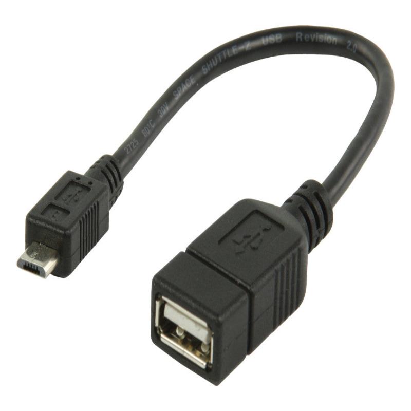 Adaptador USB A/F para MicroUSB M OTG