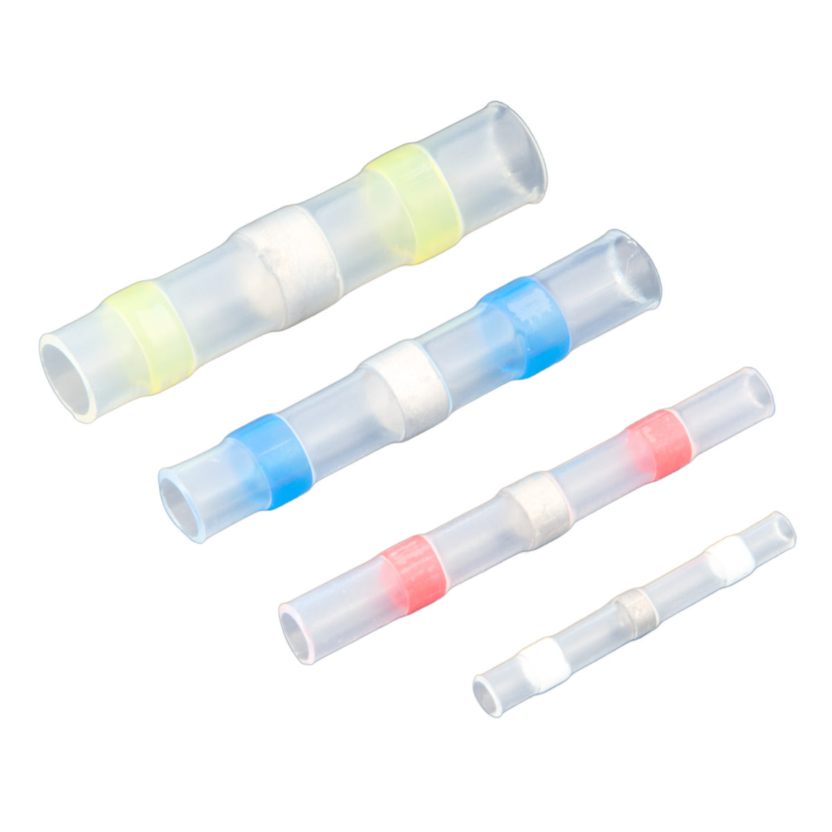 Embalagem de 50 tubos de emenda isolantes termorretráteis com revestimento de estanho.