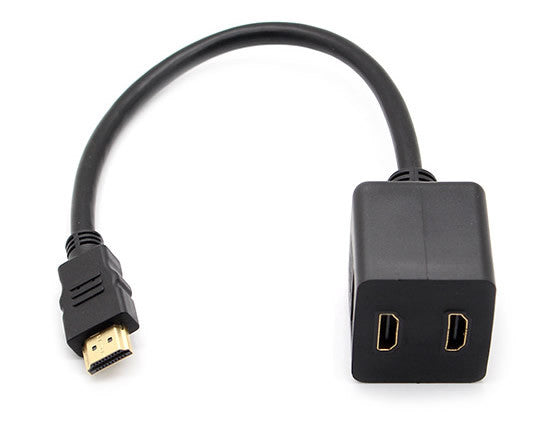 Passive HDMI Splitter 1 to 2 Adapter