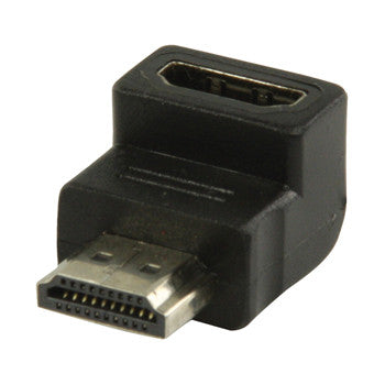 90 Degree Angled HDMI/M to HDMI/F Adapter