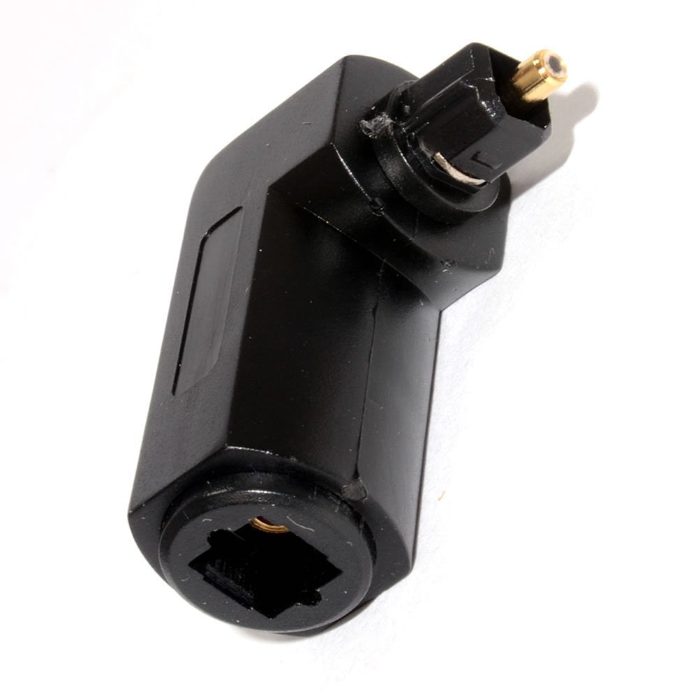 Angled Toslink Digital Audio Adapter
