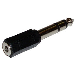 Conector macho de 6,5 mm para conector fêmea de 3,5 mm