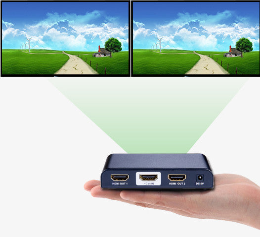 Splitter/Distributor 1 Input to 2 Outputs HDMI 4k * 2k