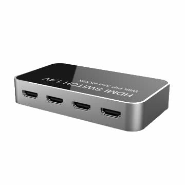Comutador HDMI 4K de 4 entradas para 1 saída com função PIP