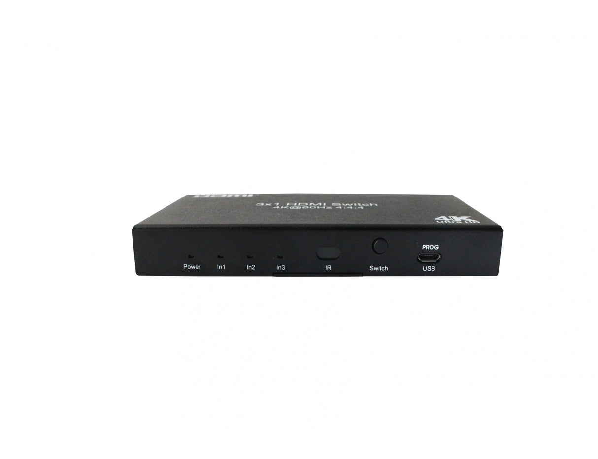 HDMI Switch 3 x 1 4K@60hz Yuv4:4:4 18gbps Supports CEC, HDR Signal Switchers