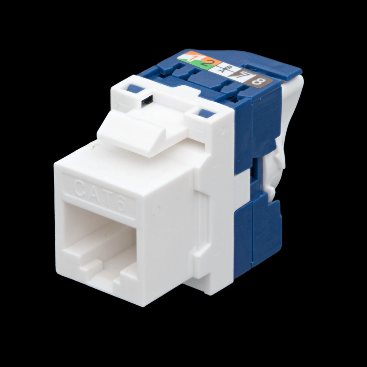 Conector RJ45 UTP Keystone Cat.6 sem ferramentas