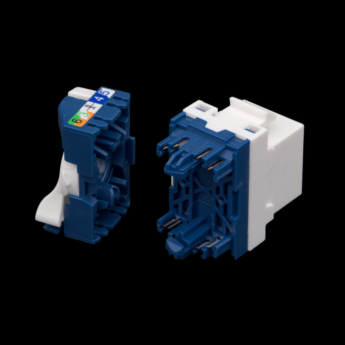 Conector RJ45 UTP Keystone Cat.6 sem ferramentas