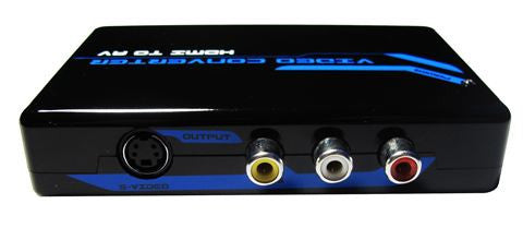 Conversor e escalonador AV/S-Video para HDMI 720/1080 Full HD