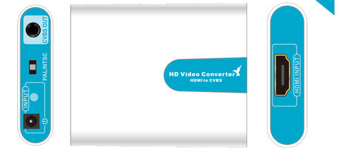 Mini Conversor de Hdmi a AV Adaptador