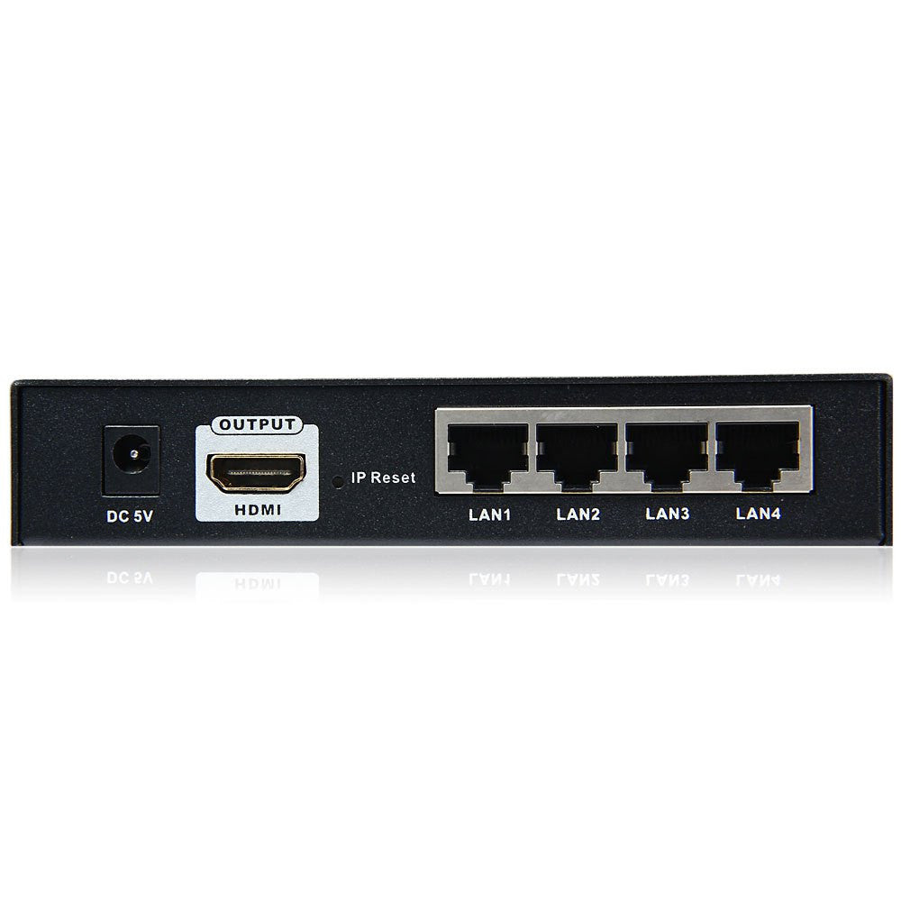 Extensão de sinal IP HDMI até 120m com Cat6 escalável