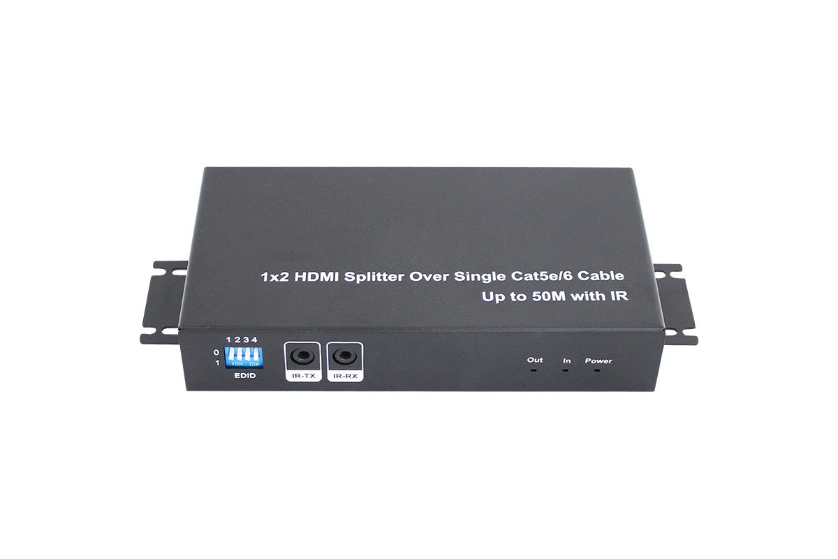 HDMI Extender Splitter Transmitter 1 to 2 Outputs Up to 50 Meters