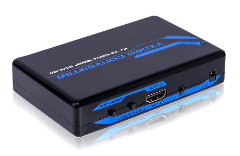 Conversor y Escalador de Av/s-video a Hdmi 720 / 1080 FullHD
