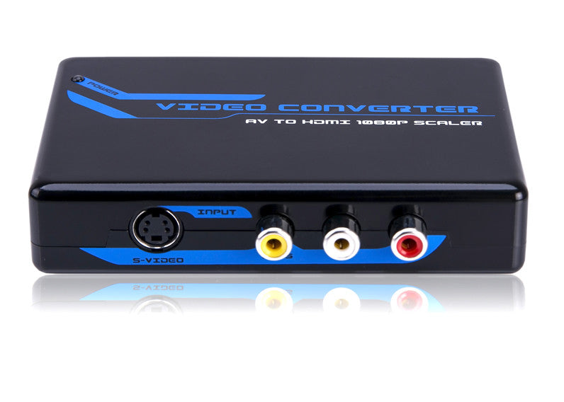 Conversor y Escalador de Av/s-video a Hdmi 720 / 1080 FullHD