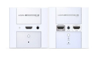 Hdmi Wall Plate Extender Over Cat6 Up to 50m with IR and Signal