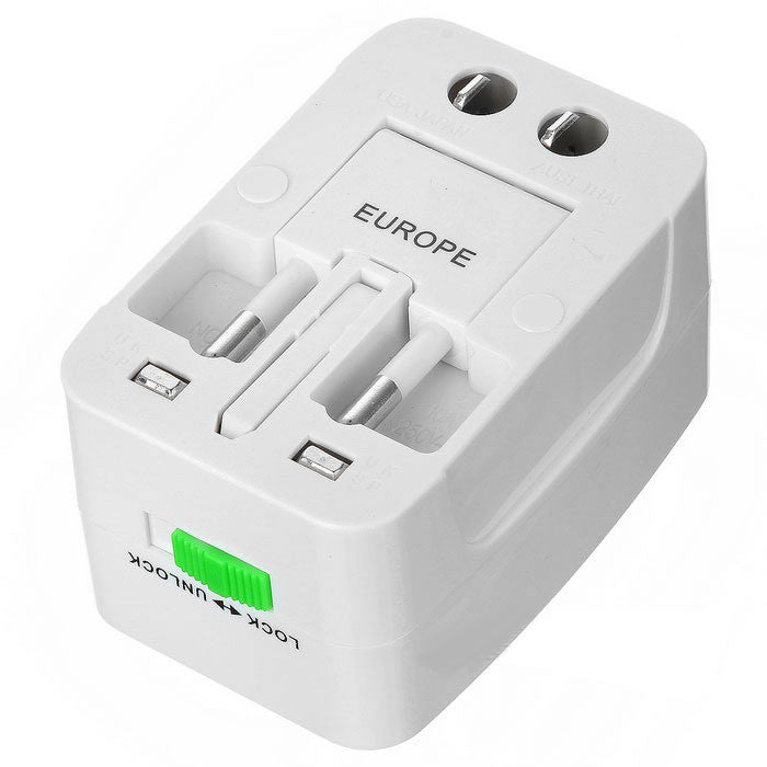 Adaptador de viagem com várias tomadas