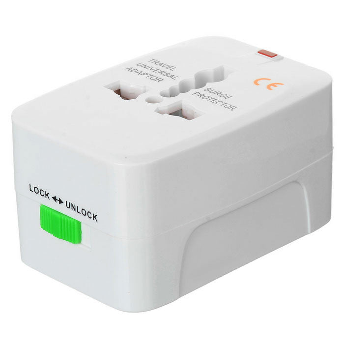 Adaptador de viagem com várias tomadas