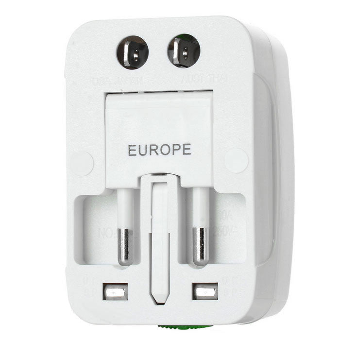 Adaptador de viagem com várias tomadas