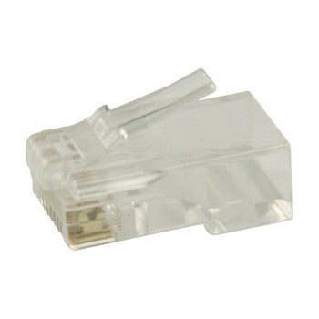 100 Conectores RJ45 para Cabos UTP Cat6
