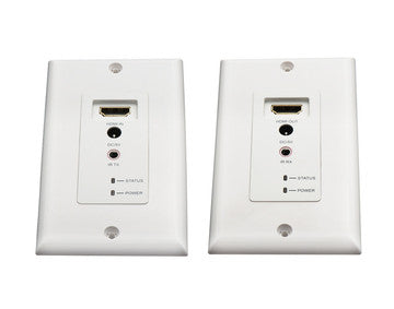 Extensor HDMI para montagem na parede com um alcance até 60 metros.